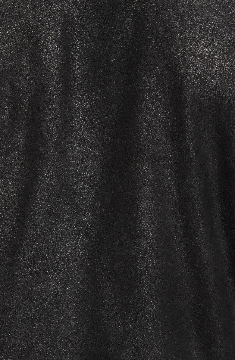 John Varvatos Star USA Leather Trucker Jacket, Alternate, color, 