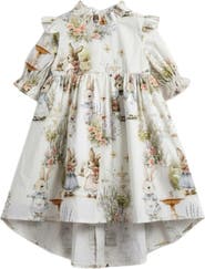 Piper&Cloth Aoki Bramble Rabbit Short Sleeve Dress