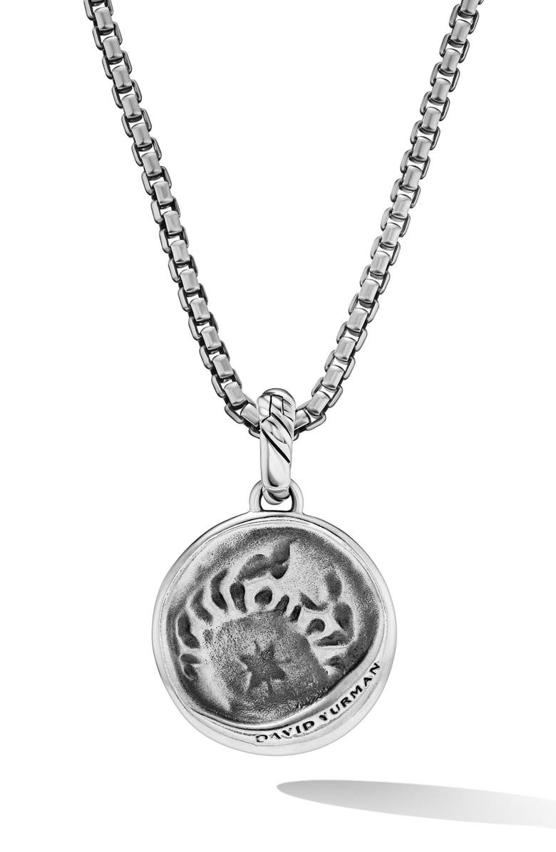 David Yurman Zodiac Charm Enhancer, Alternate, color, Sterling Silver/ Gold - Cancer