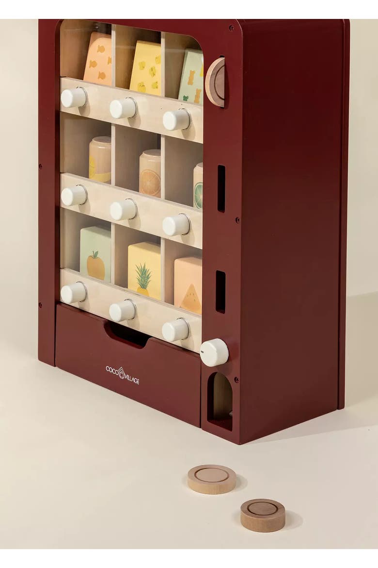 Wooden Play Vending Machine, Alternate, color, Multicolor