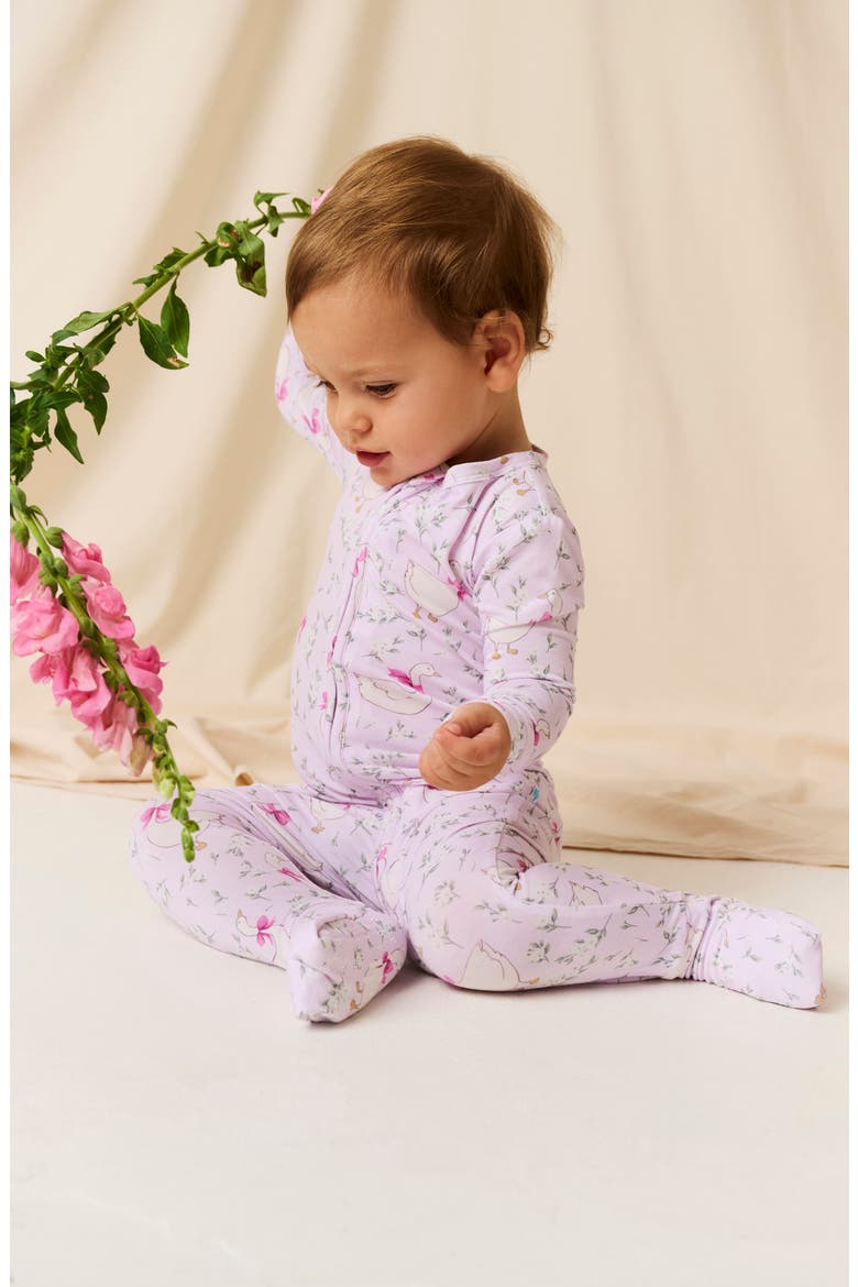 Fitted Convertible One-Piece Pajamas, Alternate, color, LIGHT/ PASTEL PINK