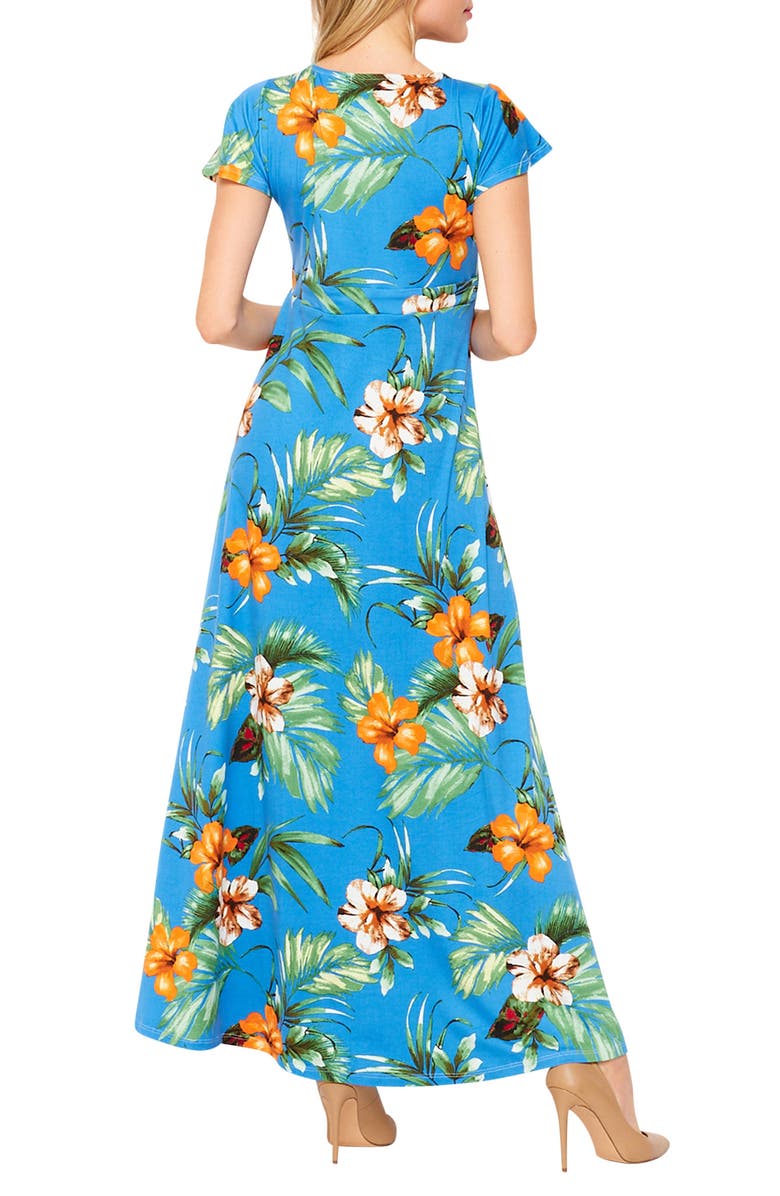 Velvet Torch Empire Maxi Dress, Alternate, color, 