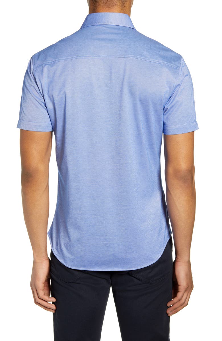 Vince Camuto Slim Fit Short Sleeve Button-Up Shirt, Alternate, color,