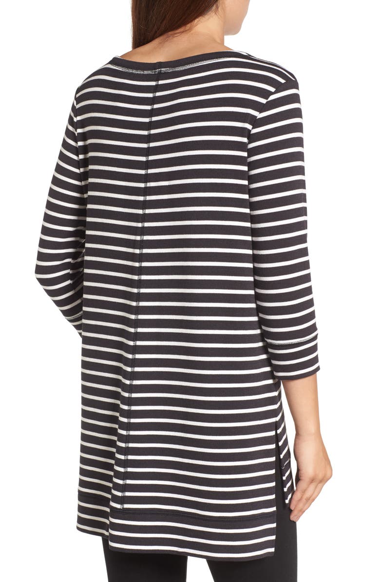 Caslon<sup>®</sup> Three Quarter Sleeve Side Slit Tunic, Alternate, color,