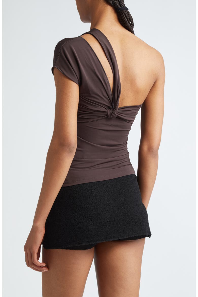 Nesuno Convertible Neck Knit Top, Alternate, color, BROWN