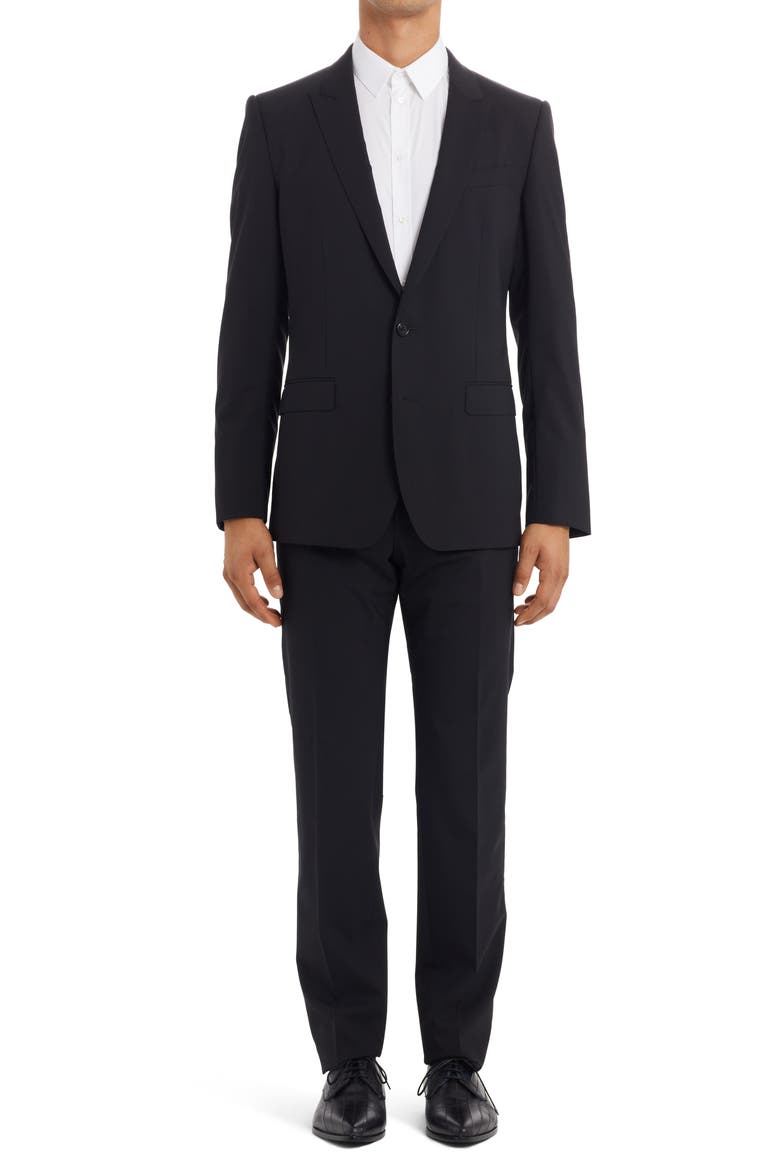 Gold Fit Stretch Cotton Dress Shirt, Main, color, W0800 BIANCO OTTICO
