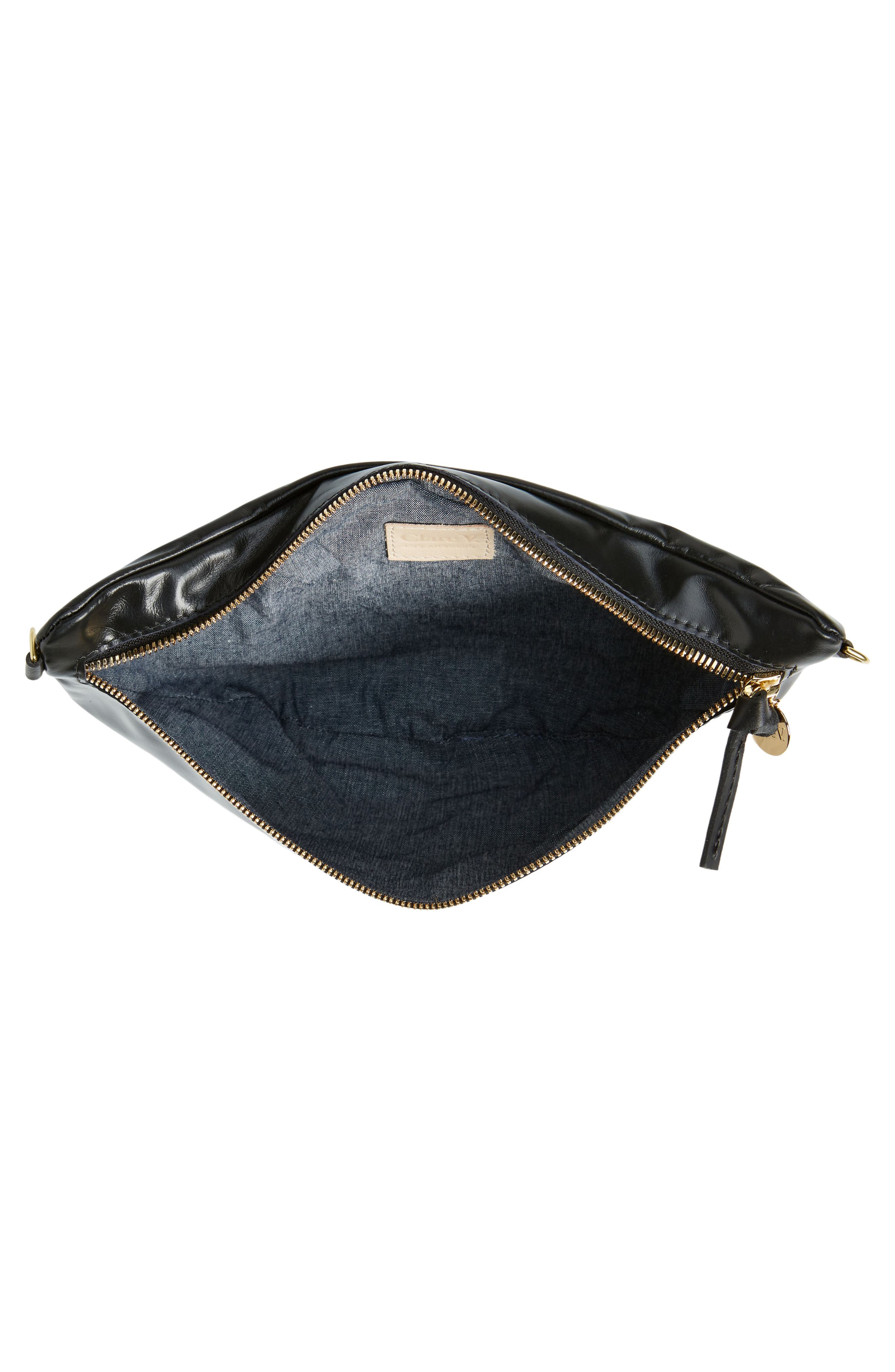 Grande Fanny Leather Belt Bag, Alternate, color, BLACK