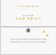 A Littles & Co A Little 'Paw Print' Bracelet