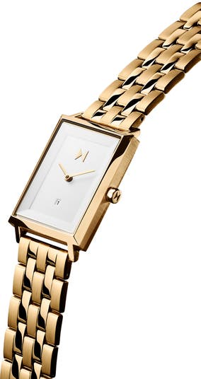 Signature Square Bracelet Watch, 24mm