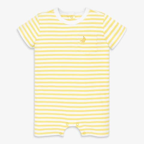 Baby Embroidered Stripe Pocket Shortie
