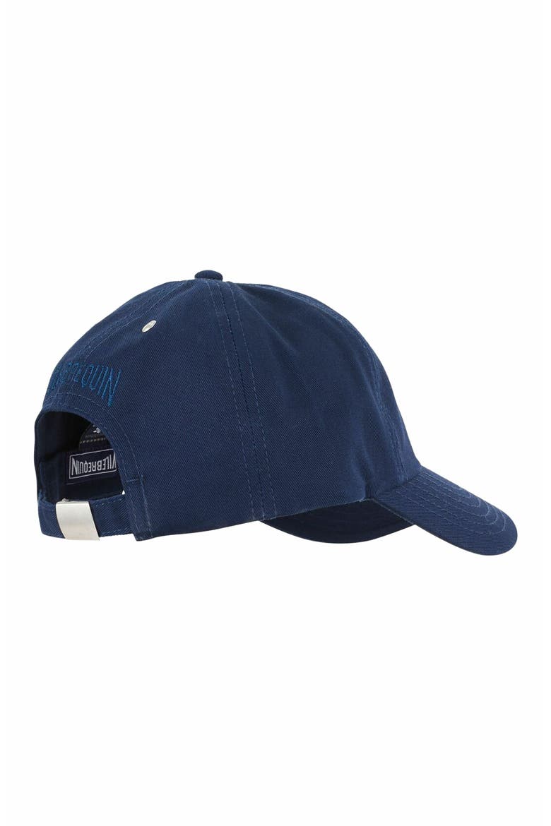 Embroidered Baseball Cap, Alternate, color, BLEU MARINE