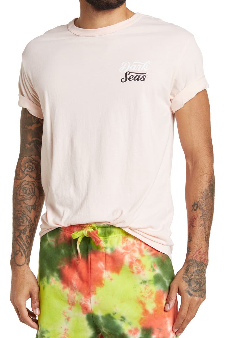 Nightfall Logo Print T-Shirt, Main, color, SILVER PEONY