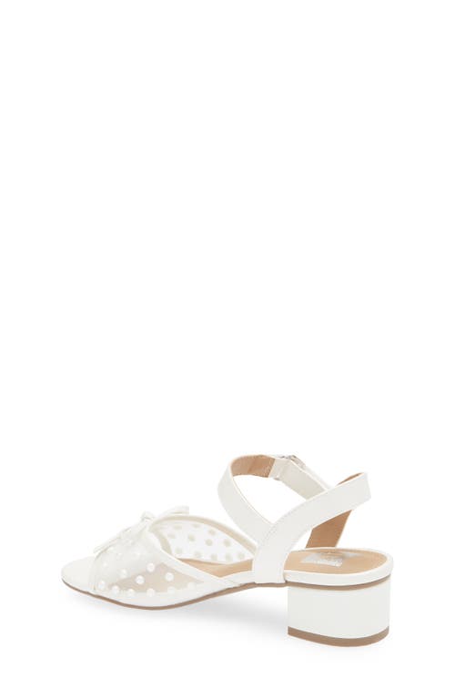 Dolce Vita Dv By Kids' Goodwin Ankle Strap Sandal In White
