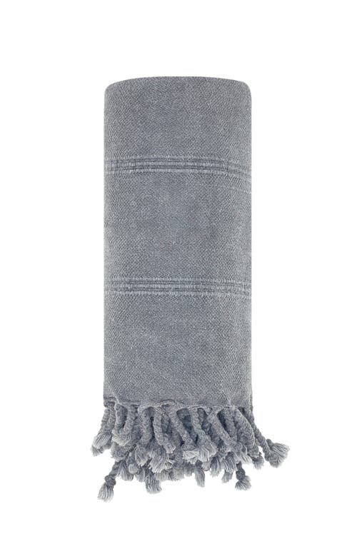 Sunkissed Sand Free Beach Towel - Stonewashed in Ibiza Grey 