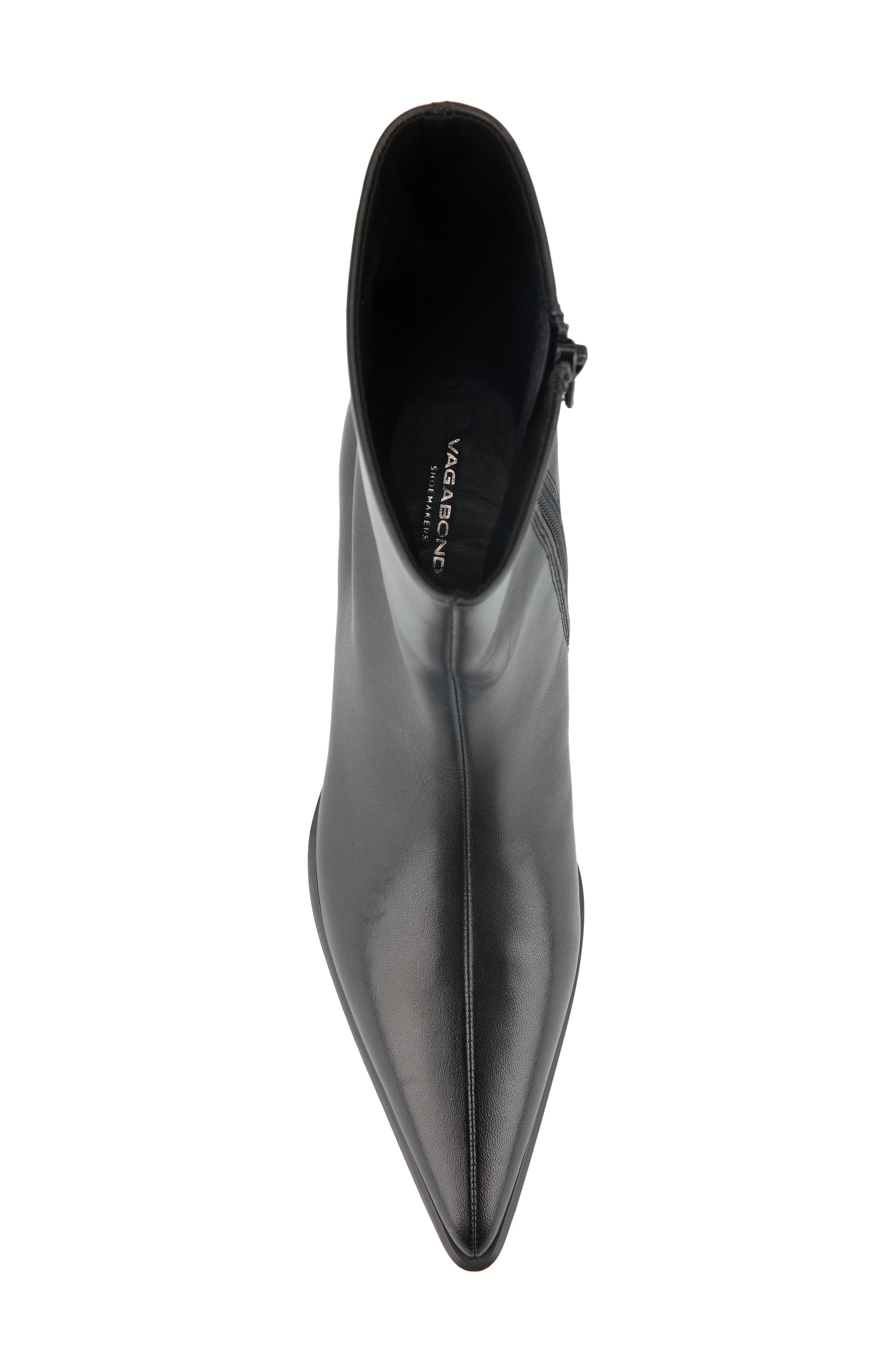 Ilona Leather Bootie, Alternate, color, BLACK