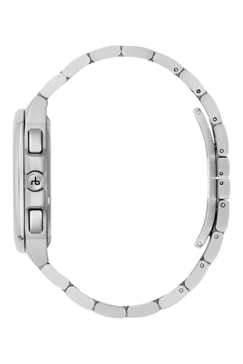Bleeker Chronograph Bracelet Watch, 42mm, Alternate, color, SILVER