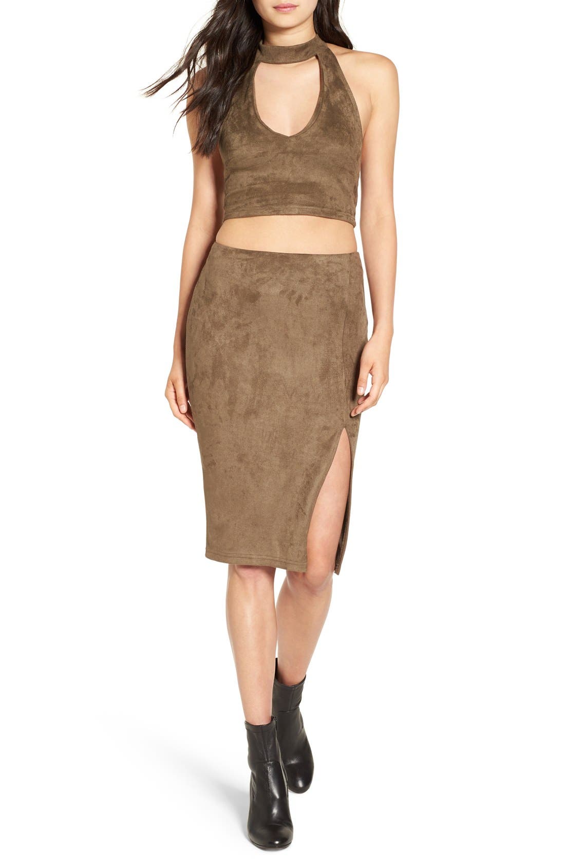 Vince 'Calista' Block Heel Bootie, Alternate, color, 