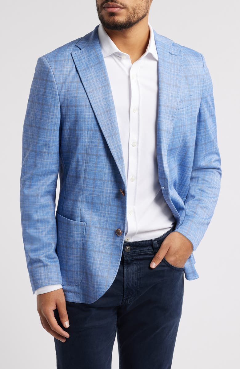 johnnie-O Ramsay Plaid Stretch Sport Coat, Main, color, 