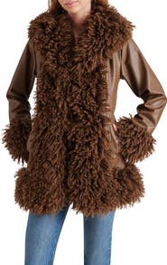 Steve Madden Rivington Faux Shearling Jacket