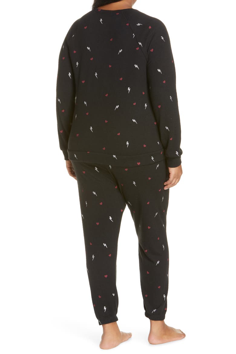 Peachy Pajamas, Alternate, color, BLACK
