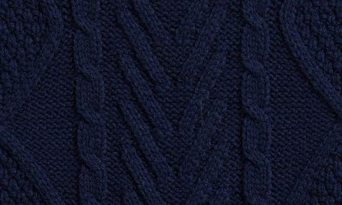 Freshman Kids' Cable Sweater Vest In Blue
