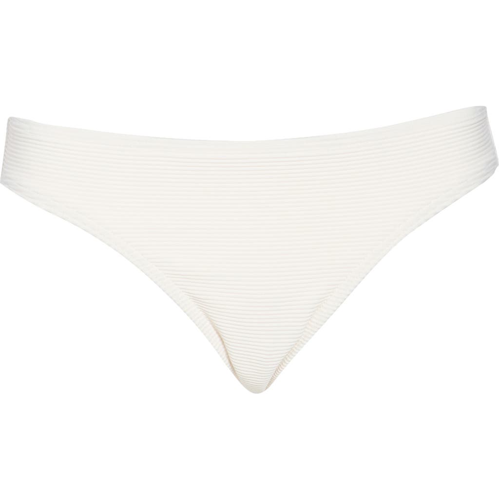 Billabong Sea Through Me Tan Lines Lowrider Bikini Bottoms In Salt Crystal