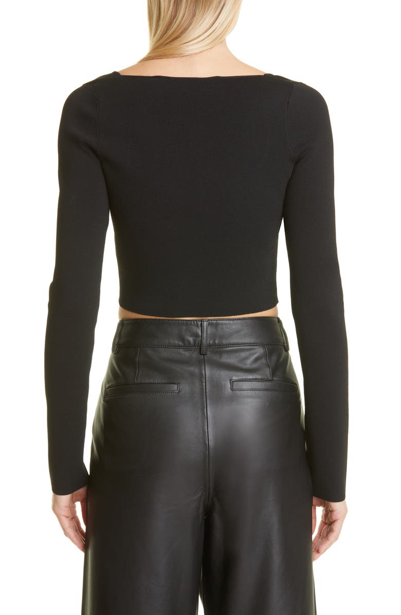 GAUGE81 Arges Cross Front Top, Alternate, color, Black