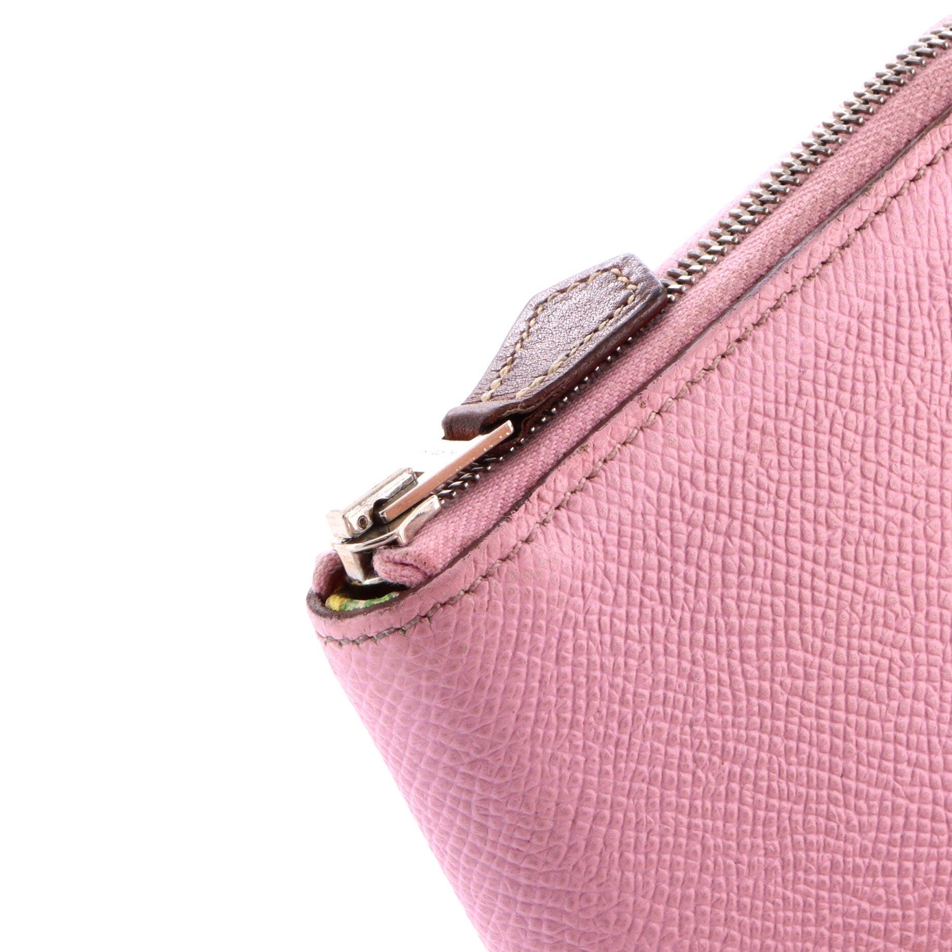 Azap Zip Around Wallet Silk'in Epsom Long, Alternate, color, Pink