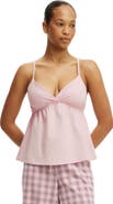 COTTON ON BODY Women's Dreamy Soft Triangle Babydoll Cami