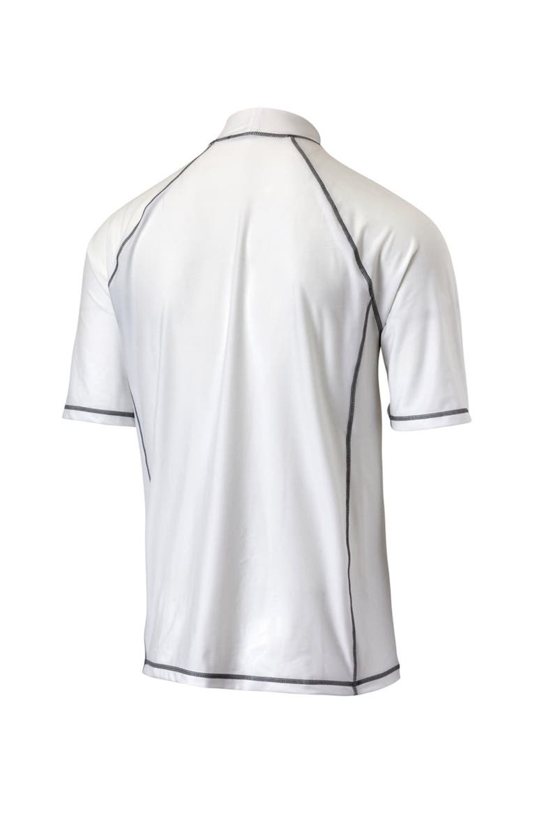 Short Sleeve Active Sun & Swim Shirt, Alternate, color, White