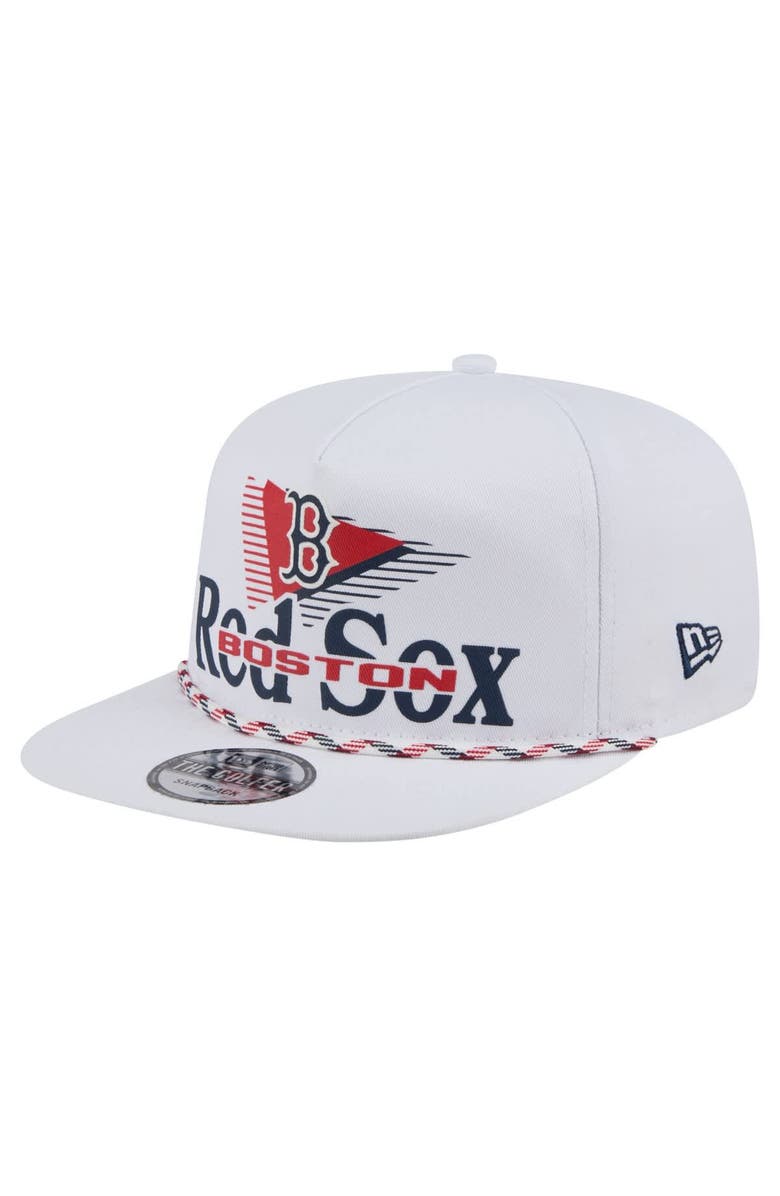 New Era Men's New Era  White Boston Red Sox Collide Golfer Snapback Hat, Main, color, White