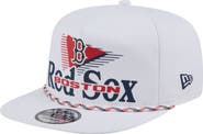 New Era Men's New Era  White Boston Red Sox Collide Golfer Snapback Hat