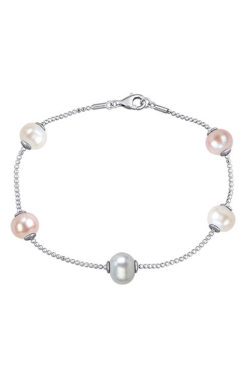 Multicolor Pearl Bead Bracelet