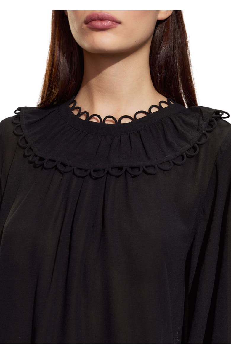 Cynthia Rowley Annabelle Long Sleeve Blouse, Alternate, color, 