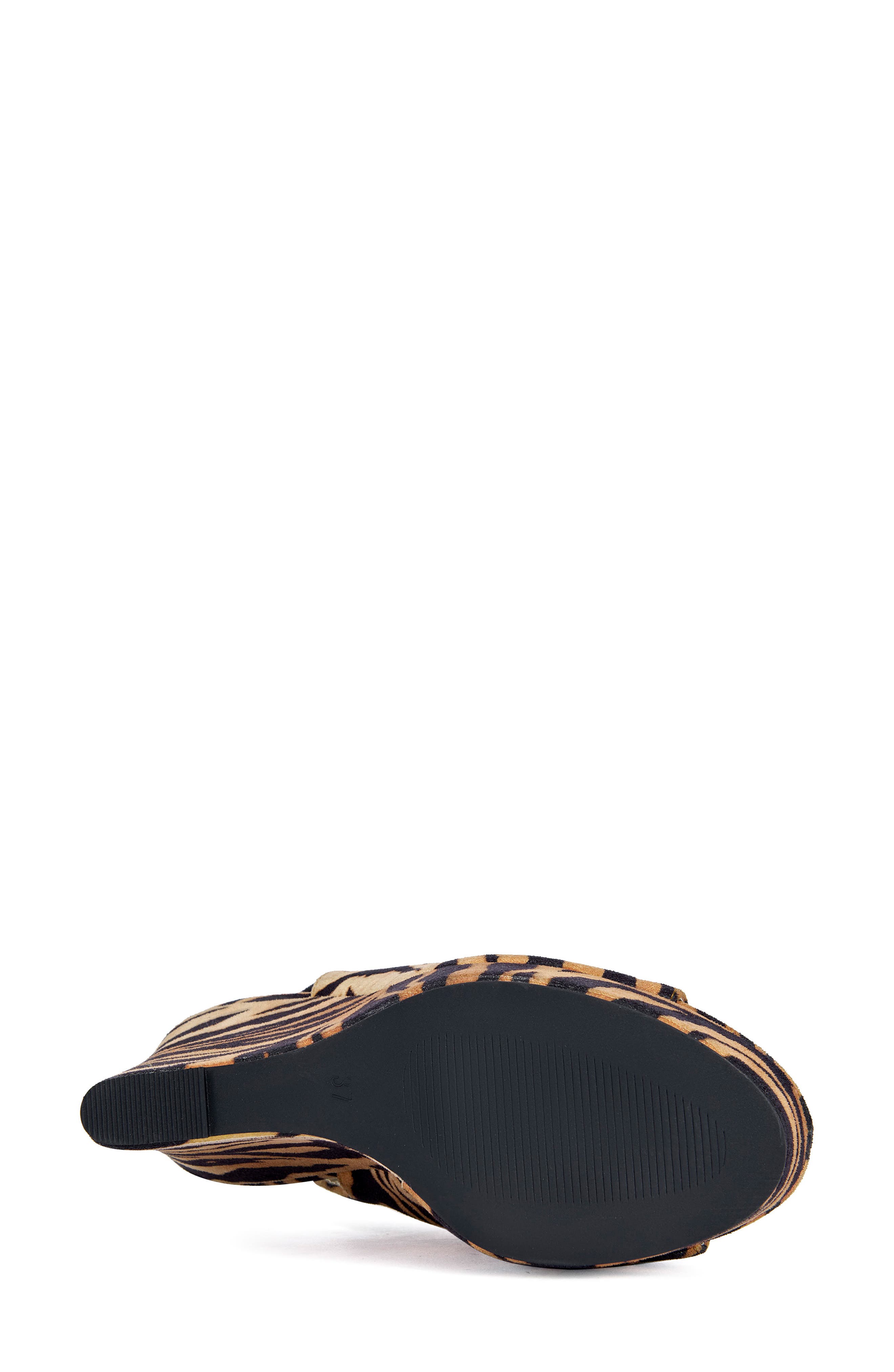 Aru Platform Wedge, Alternate, color, ORANGE MULTI
