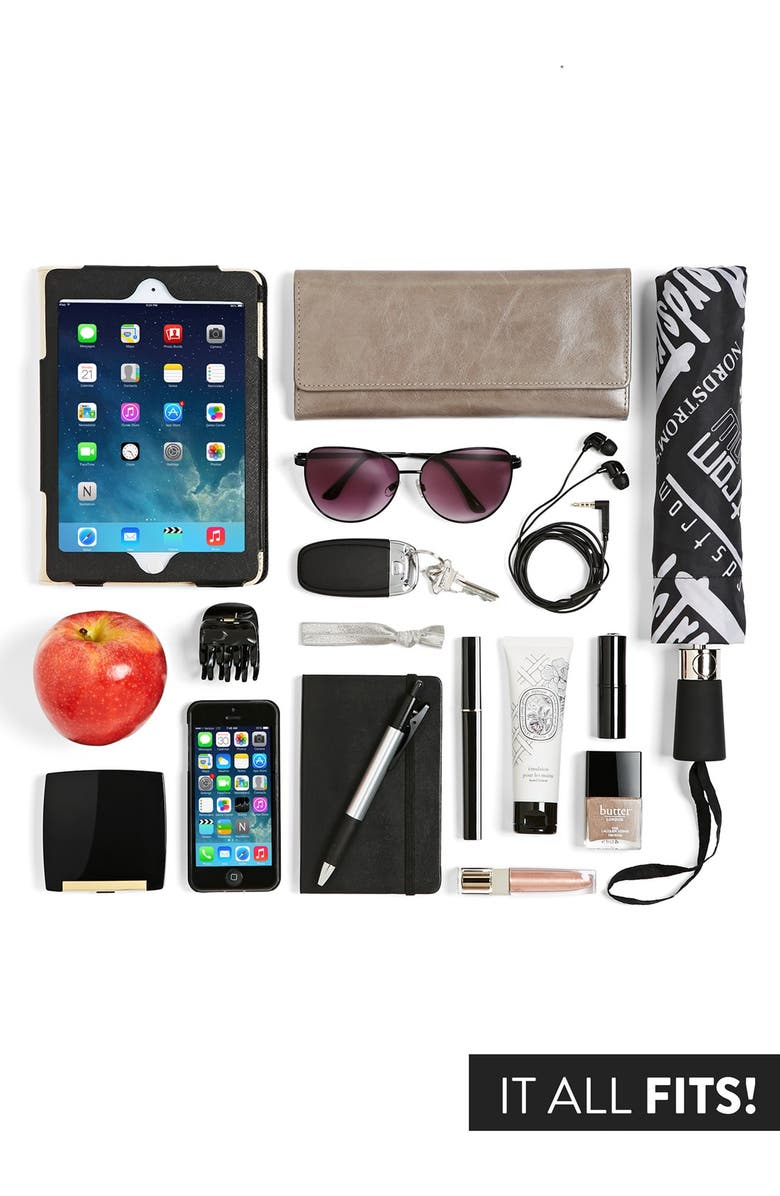 Saint Laurent 'Monogram' Leather Shoulder Bag, Alternate, color,