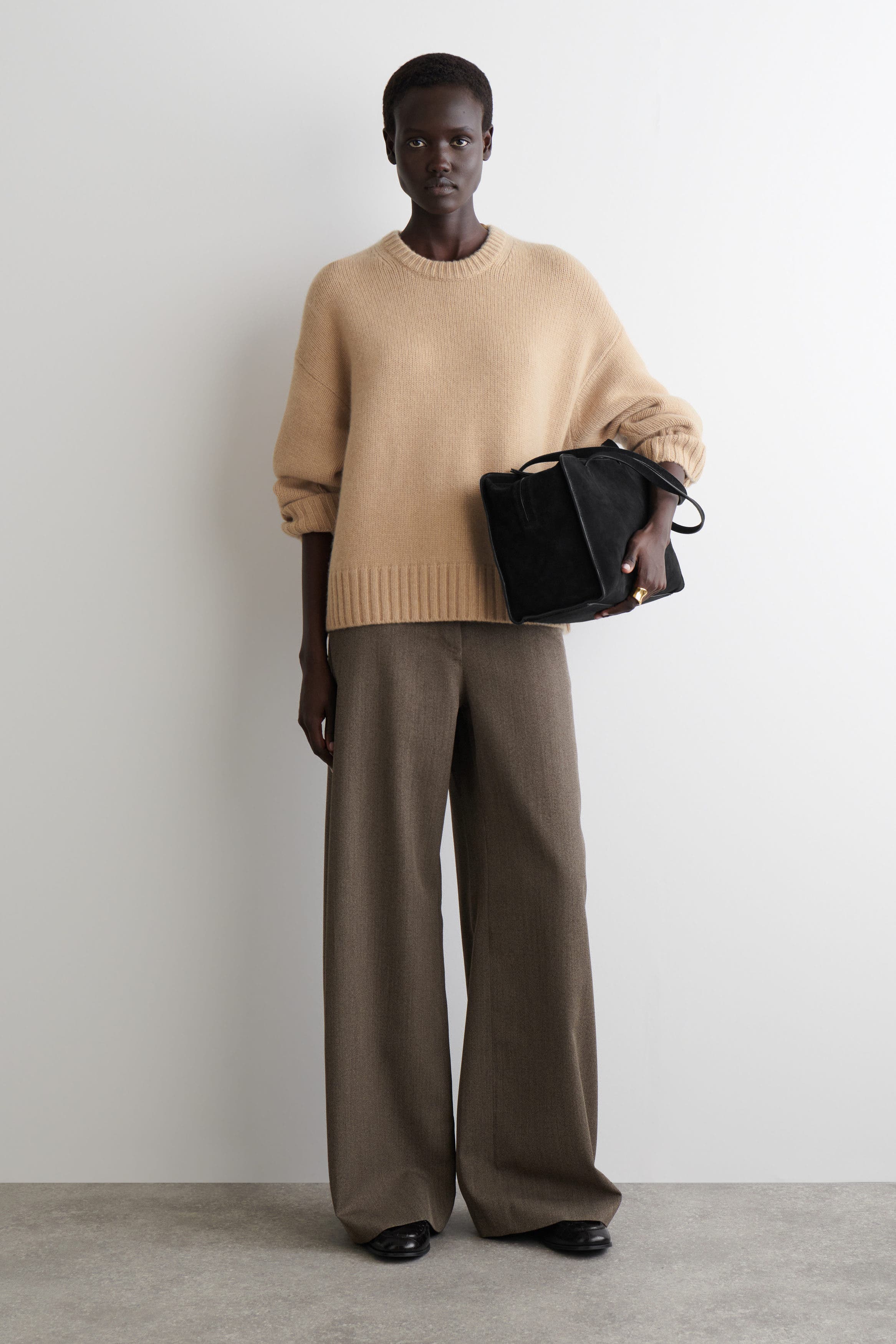 Chunky Pure Cashmere Crew-Neck Sweater - image 2