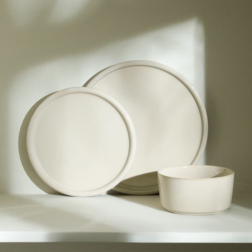 Stone Lain Eden Stoneware 24-piece Dinnerware Set In Neutral