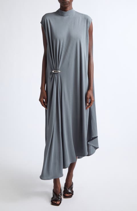 Embellished Crepe Jersey Maxi Dress