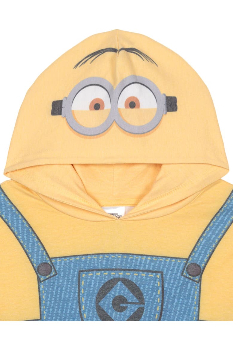 Hooded T-Shirt, Alternate, color, Yellow Denim Blue