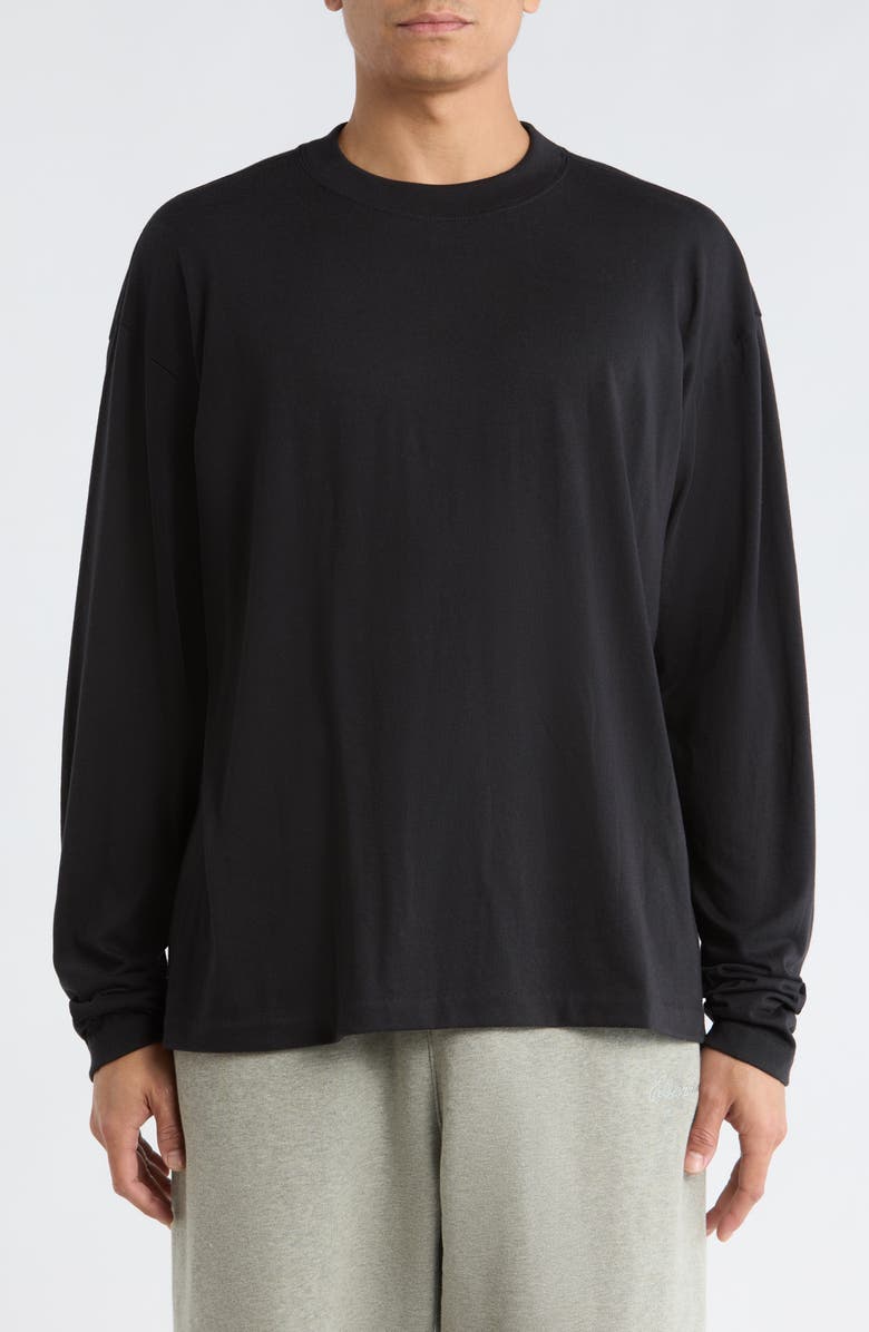 Fear of God Essentials Signature Essential Long Sleeve T-Shirt, Main, color, Vintage Black