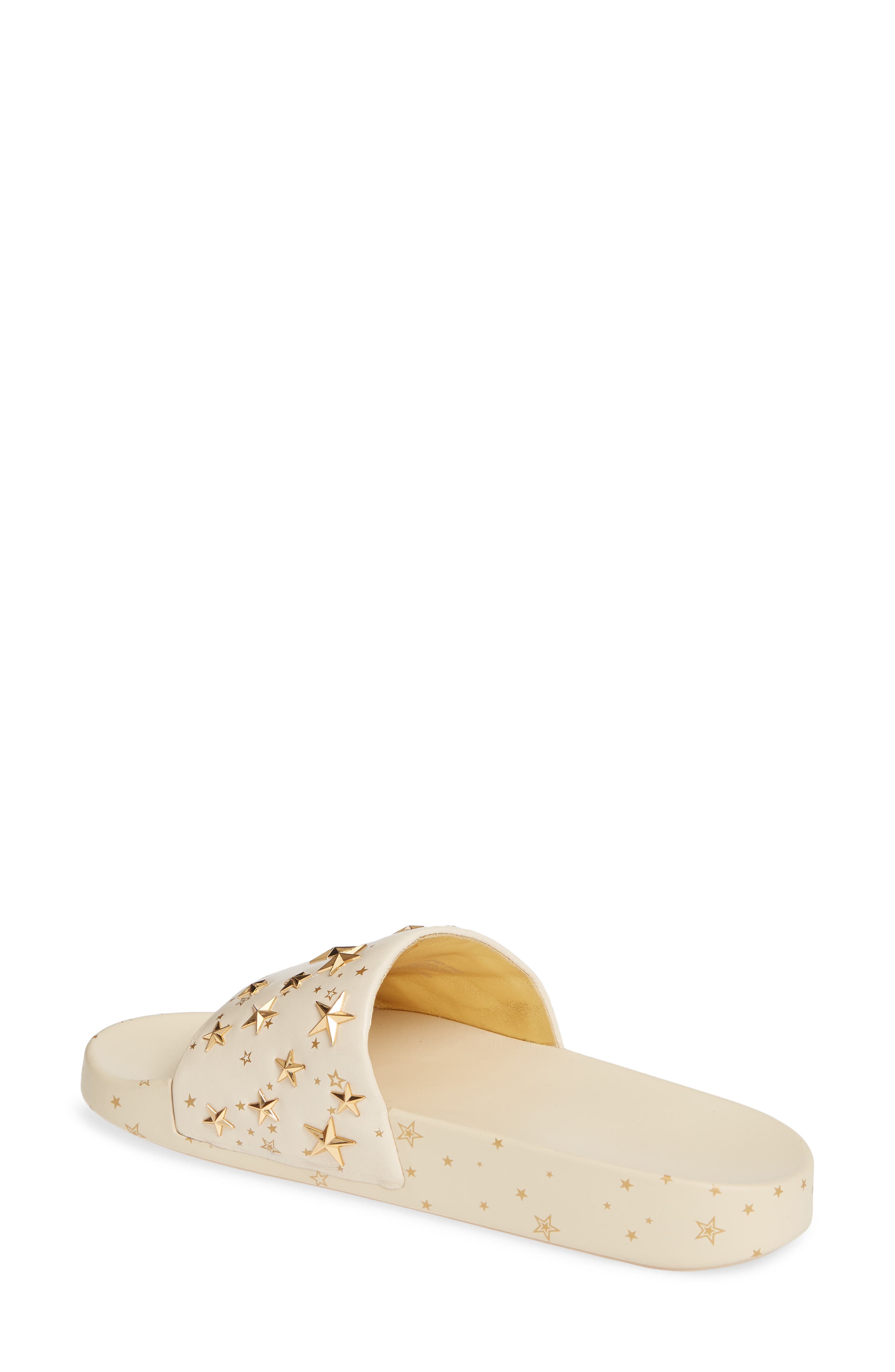 Tory Burch Studded Star Slide Sandal, Alternate, color, 