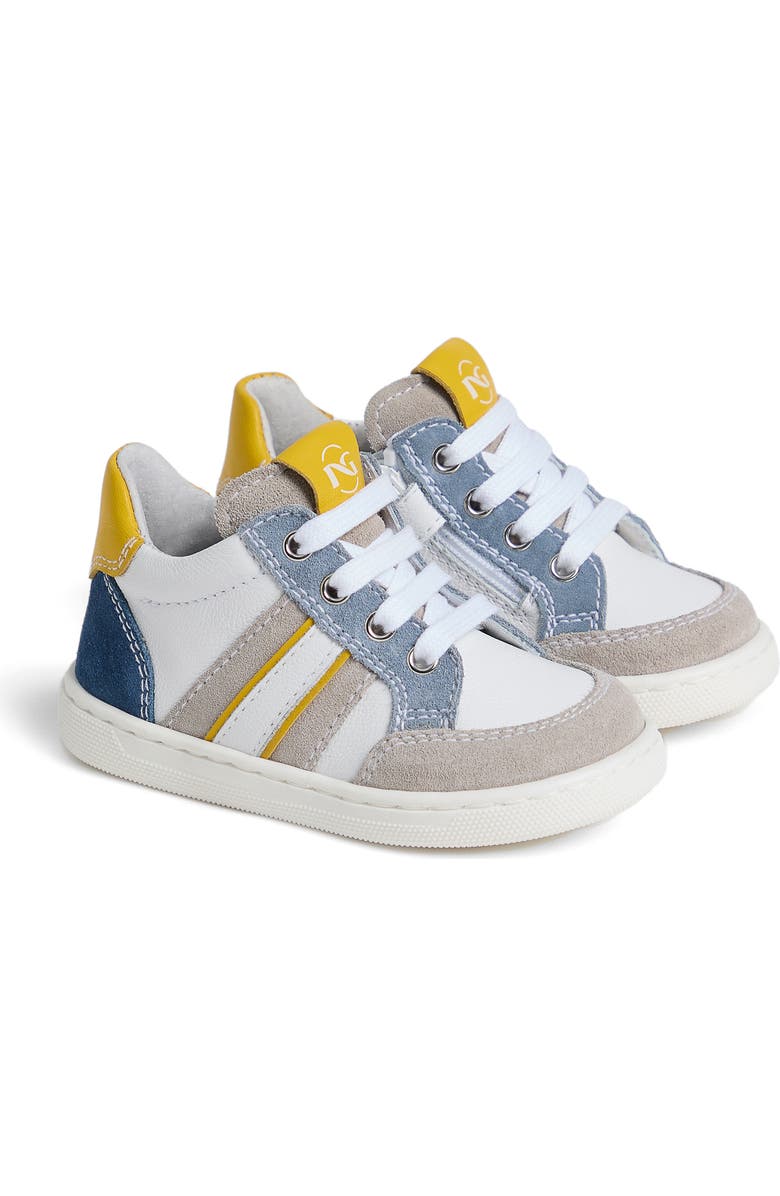 NeroGiardini High Top Sneaker, Main, color, Blue Multi