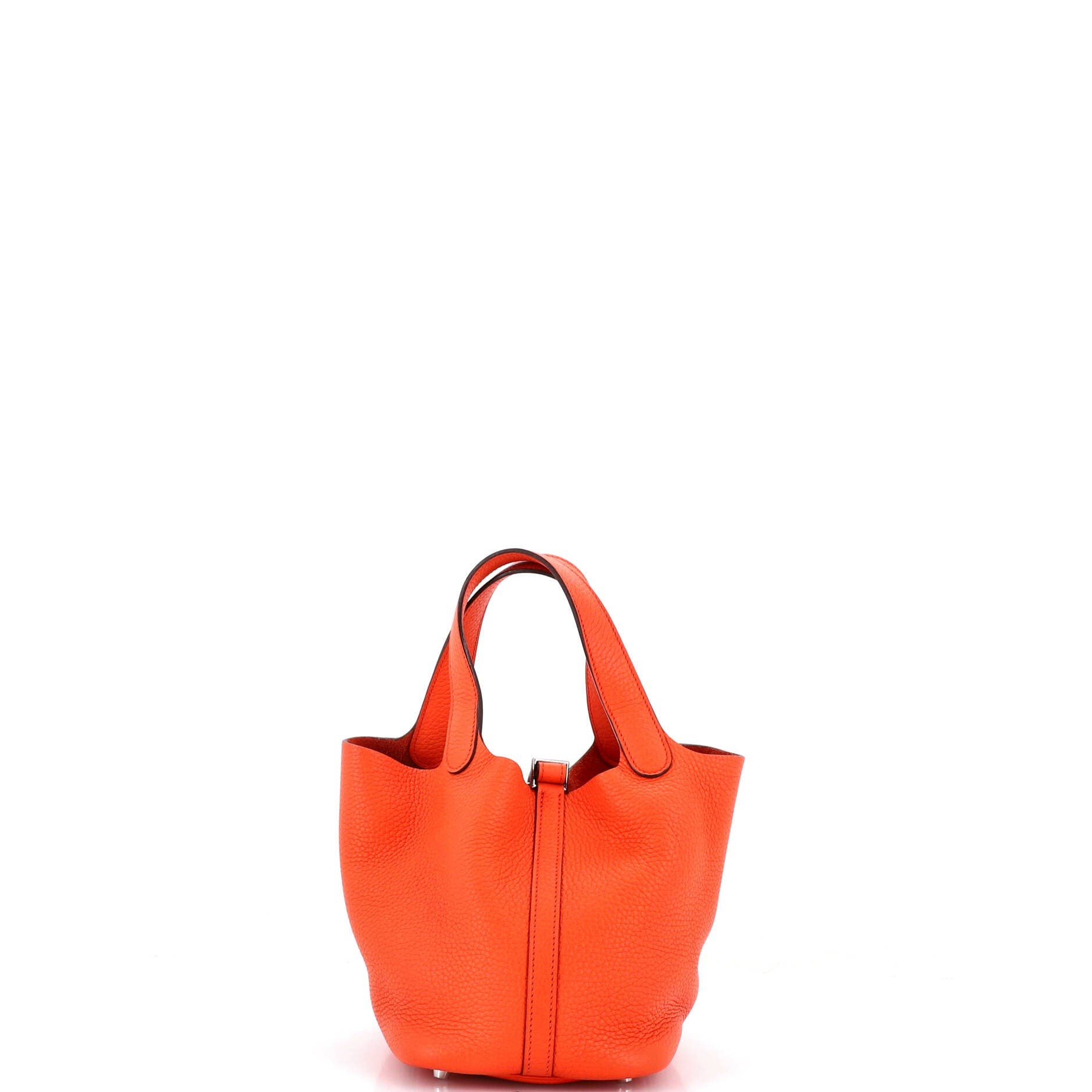 Picotin Lock Bag Clemence PM, Alternate, color, Orange Poppy