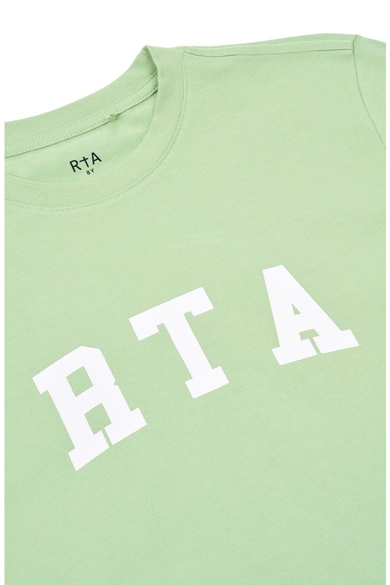 Kids' Lawson Collegiate Logo Graphic T-Shirt, Alternate, color, GREEN COLLEGIATE