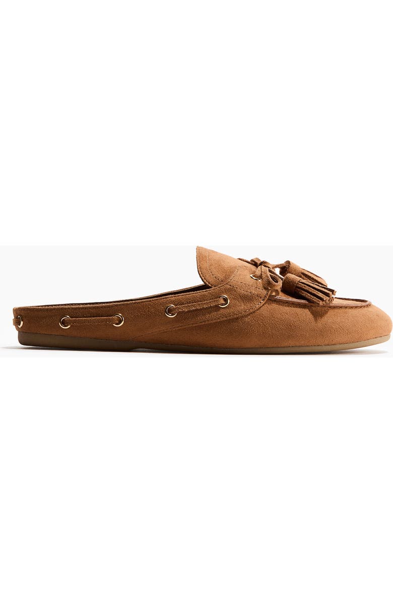 H&M Loafer Mules, Alternate, color, Dark Beige