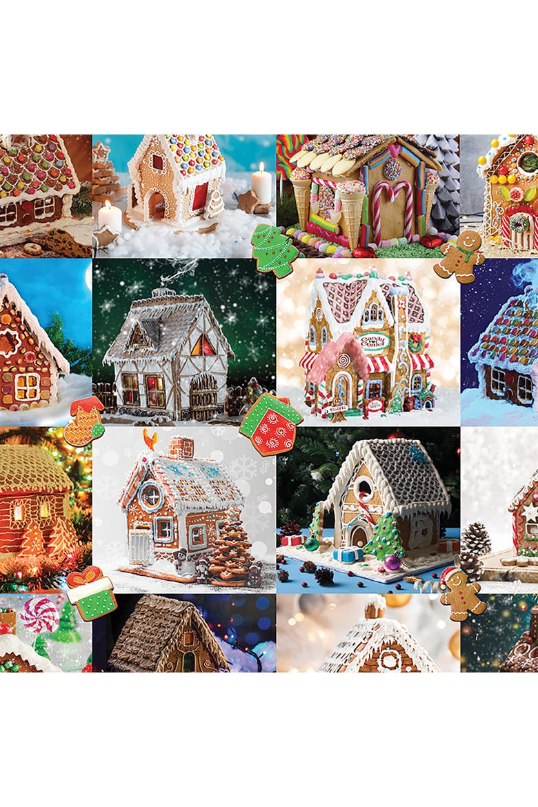 Puzzle Tin Gingerbread House 550pcs, Alternate, color, Multicolored