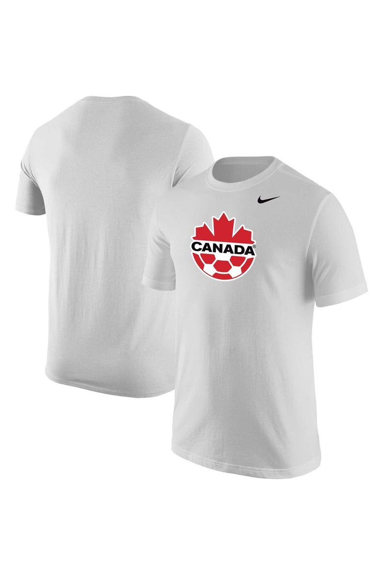 Men's Nike White Canada Soccer Core T-Shirt, Main, color, White