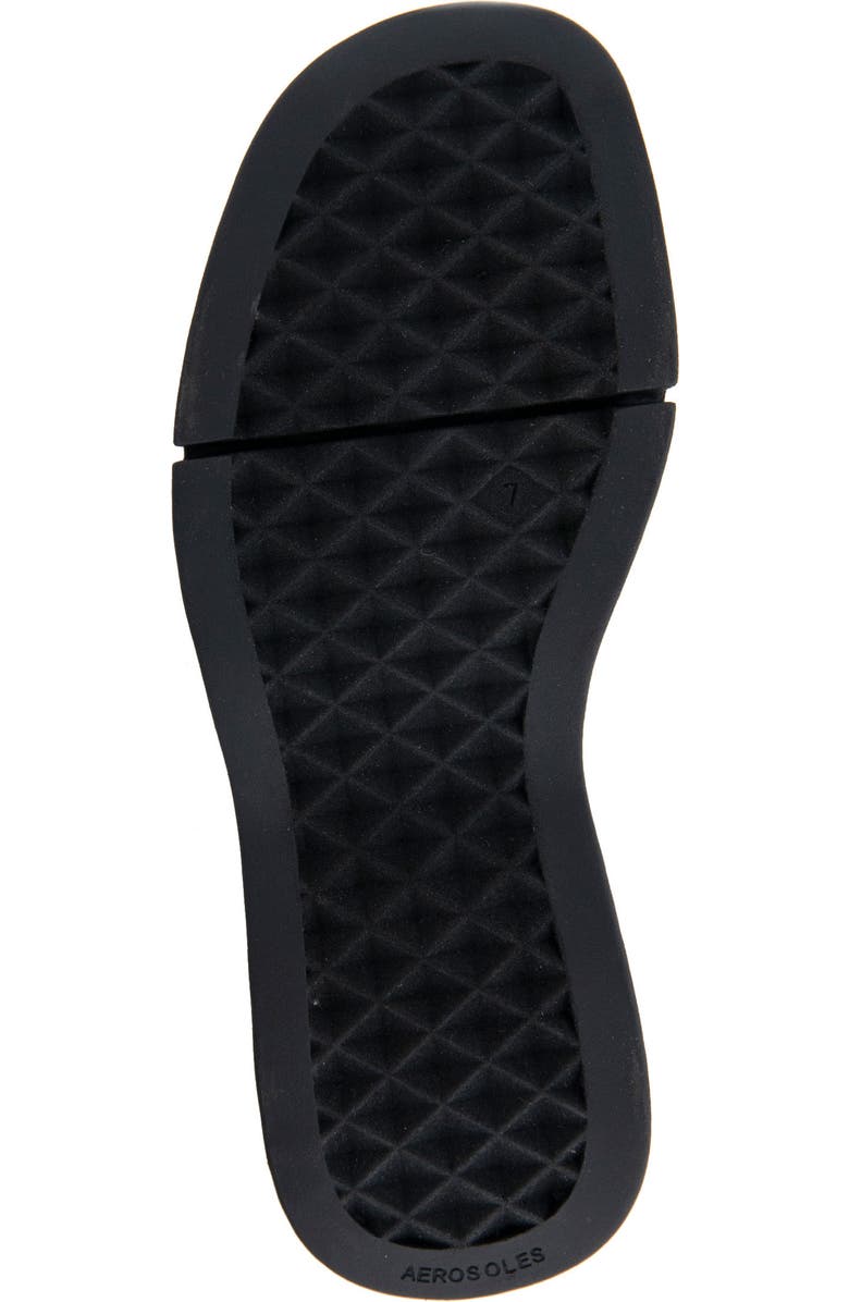 Aerosoles Fiona Flatform Sandal, Alternate, color, Navy Rouched Elastic Fabric