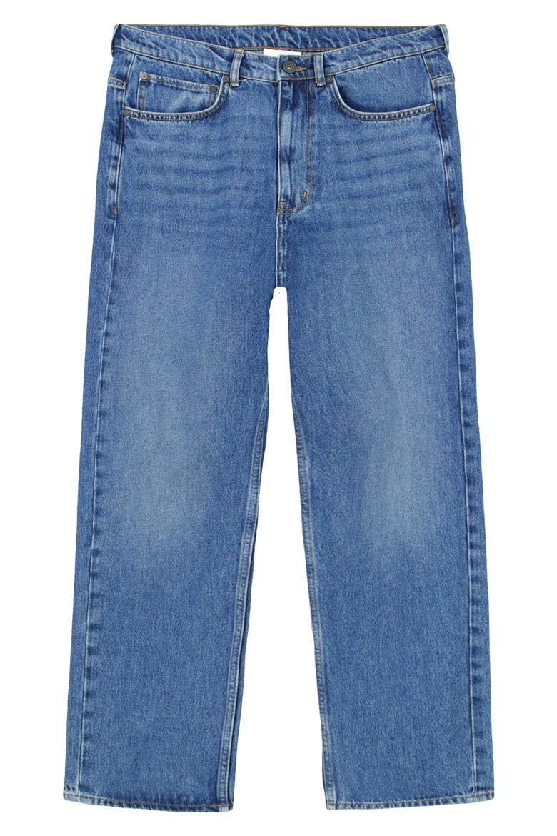 Straight Leg Jeans, Alternate, color, STEEL INDIGO